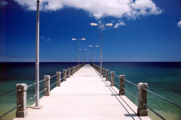 La jetée de Porto Santo, crédit photo Lionel Déglise